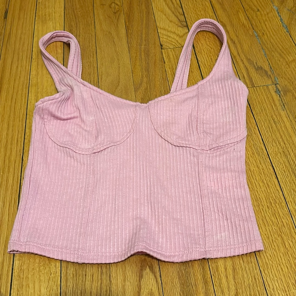Antistar, light pink tank top Medium